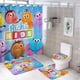 thumbnail image 1 of Juego de Cortina de Ducha y Alfombras de Baño Desmarcar Bichikids 4 Piezas, 1 of 6