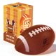 thumbnail image 1 of Balón de fútbol Kikkavo 19 cm marrón de espuma suave, silencioso para interior, 1 of 7