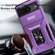 thumbnail image 5 of Funda Armada para Google Pixel 8 con Tapa Deslizante y Soporte Magnético Giratorio Morado, 5 of 5