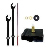 Magideal - De Mecanismo De Movimiento De Reloj De Pared, Par Alto, Eje Largo Para Reloj De Pared De Madera, Reloj De Pared De Metal, Reloj Decorativo, , Eje 31Mm Eje 31Mm Negro Rojo