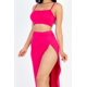 thumbnail image 3 of Conjunto de Camisola Corta y Falda Larga con Abertura en el Muslo Sky Diver M, 3 of 5
