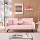 thumbnail image 3 of Minimalist style, straight-line corduroy sofa suitable for sitting and lying in the living room and bedroom, 3 of 3