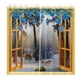 thumbnail image 1 of 2x Cortinas De Puerta Temática De Navidad Persianas Para Decoración Navide?a 2 #, 1 of 3