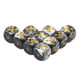 thumbnail image 5 of 10 Uds. Juego De Dados Poliédricos Accesorios De Juegos Familiares Para Favores De Fiesta De Boda Negro Blanco, 5 of 5