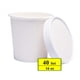 thumbnail image 2 of Recipientes para postres congelados Belinlen 473 ml (40 unidades) con tapas, 2 of 8