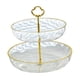 thumbnail image 1 of Soporte Para Cupcakes Soporte De Repostería Desmontable De 2 Niveles Para Cafetería Restaurante Decoración Blanco, 1 of 3