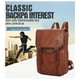 thumbnail image 2 of Mochila Bolso Elegante de Cuero PU Impermeable de Gran Capacidad, 2 of 3