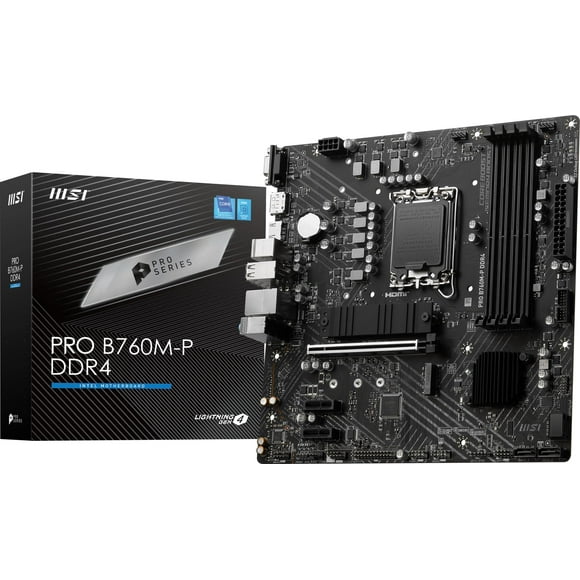 Placa madre MSI PRO B760M-P DDR4 ProSeries LGA 1700 mATX MSI