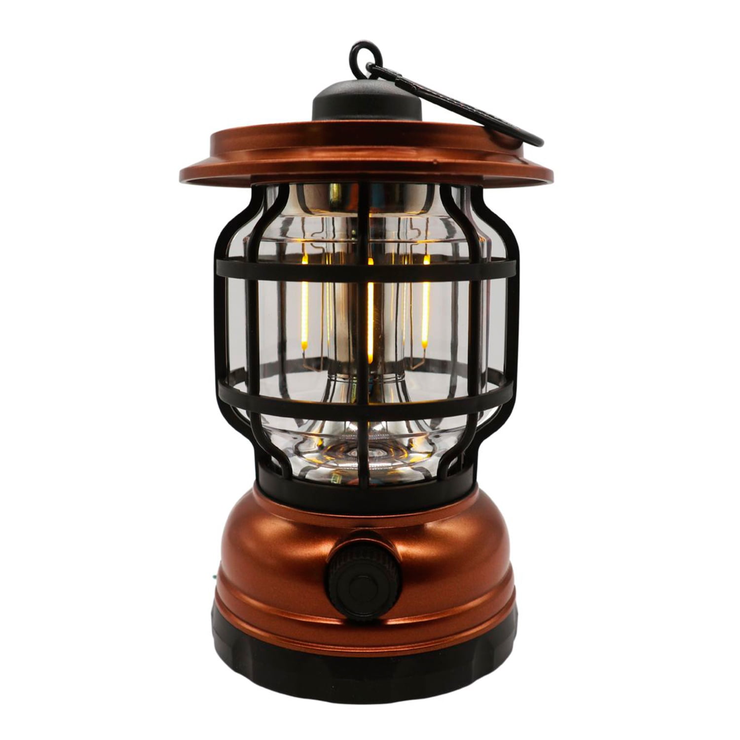 Genérico - Lámpara Portátil De Camping Recargable Usb/solar Retro