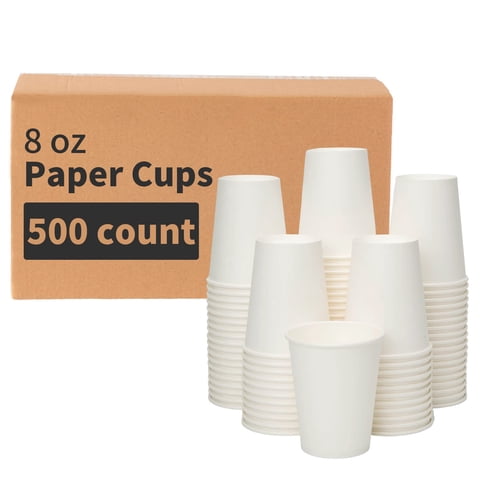 Vasos De Café De Papel Desechables Racetop 240 Ml, Paquete De 500