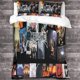 thumbnail image 2 of Metallica Bedding Set Rock 'n' Roll Parts Print D Microfiber Duvet Cover Heavy Metal Band with Pillowcases, 2 of 3