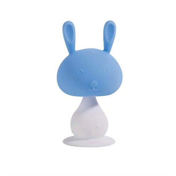 Baby Teething Mushroom Head Cute Frog Soothing Teething Silicone Grinding Stick Baby Teething Baby Teething Gum
