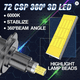 thumbnail image 3 of Ampolletas Mini turbo Led 360° 30000lm Canbus Para Foco Lupa H11, 3 of 3