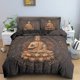 thumbnail image 1 of Buddha Print Bedding Set Meditation Duvet Covers With Pillow Cover Case Home Decor Bed Clothes Double, 1 of 3