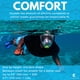 thumbnail image 5 of Máscara de snorkel Khroom de cara completa CO2‑Safe con vista panorámica de 180°, 5 of 7