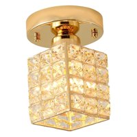 Ioensy - Luz De Techo De Cristal Moderna Al Ras Para Pasillo Entrada Pasillo