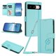 thumbnail image 1 of Funda Cartera Trébol para Google Pixel 8 con Ranuras Tarjetas y Carga Inalámbrica Verde menta, 1 of 6