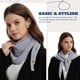thumbnail image 2 of Bufanda Triangular ACUSHLA de Lana Merino Suave y Cálida, 2 of 6