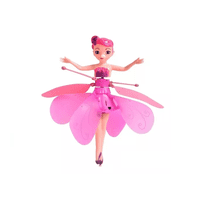 Genérico - Muñeca Mágica Hada Voladora Recargable Con Sensor Rosada