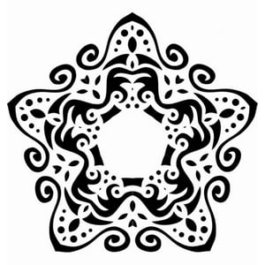 Rienda Libre Graphics - Decomural Star Design Ws-18467