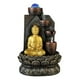 thumbnail image 1 of Fuente Agua Mesa Buda Luz Decoración Relajación Hogar Jhn, 1 of 3