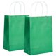 thumbnail image 1 of Paquete de 32 bolsas de regalo PACKINNO 15x8x21 cm - Verde Navideño, 1 of 8