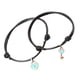 thumbnail image 4 of Pulseras de pareja ajustables, 2 piezas, accesorio práctico para usar en aniversarios. Azul, 4 of 5