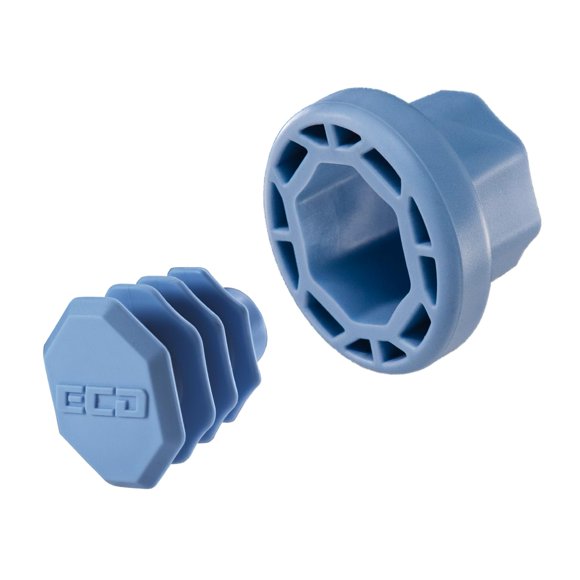 Tapa de extremo para lacrosse ECD Lacrosse azul Carolina