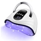 thumbnail image 1 of Lámpara de uñas UV de gel Sunrich, 120 W, luz LED para uñas, de secado rápido, 1 of 7