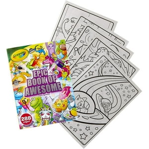 Libro Épico De Crayola, Set De Libro De Colorear Todo En Uno, 288 Páginas, Actividades Para Niños, Regalo