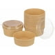 thumbnail image 1 of Envase Bowl Kraft Con Tapa Pet 1300ml (50 Unidades), 1 of 5