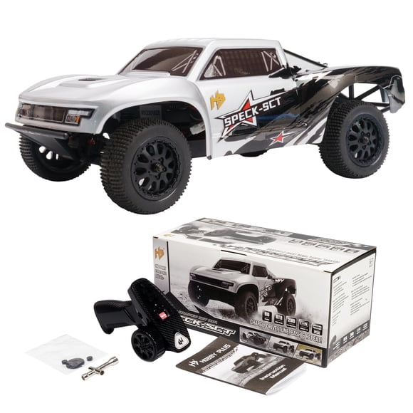 Camión RC HOBBYPLUS Speck SCT 1/24 2WD RTR Motor Escobillado (Plata)