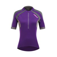 Andesland - Polera Tricota Lisa Manga Corta Medio Cierre Mujer