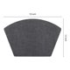 thumbnail image 4 of REGALWOVEN Juego de 6 Manteles Individuales de Cuero Sintético para Decoración de Mesa de Comedor de Cocina Lavables Resistentes al Calor Manteles Individuales Limpiables Negro 19*12in, 4 of 7