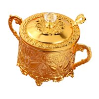 Bothyi - Tarro De Caramelo, Dispensador De Novedad, Contenedor De Chocolate Para Cocina, Cena, Hogar, Dorado