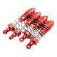 thumbnail image 5 of 4Pack RC Amortiguador Delantero Y Trasero Para Camiones De Orugas Wltoys 104001 Rojo, 5 of 5