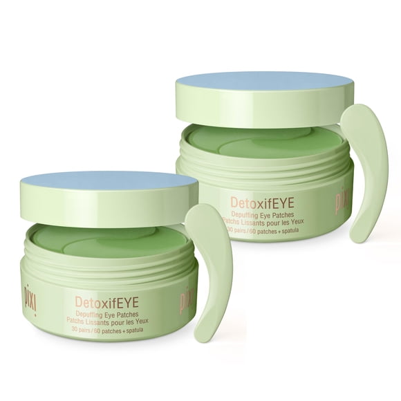 Parche para ojos Pixi DetoxifEYE – 60 pares de Pepino y Oro