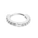 thumbnail image 4 of Peque?os Pendientes Huggie Cobre Zirconia Aro Pendientes Aro Plata 8mm, 4 of 5