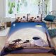 thumbnail image 2 of Wall E Conjunto de sábanas temático, trío de piezas, cómodo y amigable con la piel, diseño único, regalo de decoración para el hogar para familiares, amigos y fans,140cm *210cm, 2 of 6
