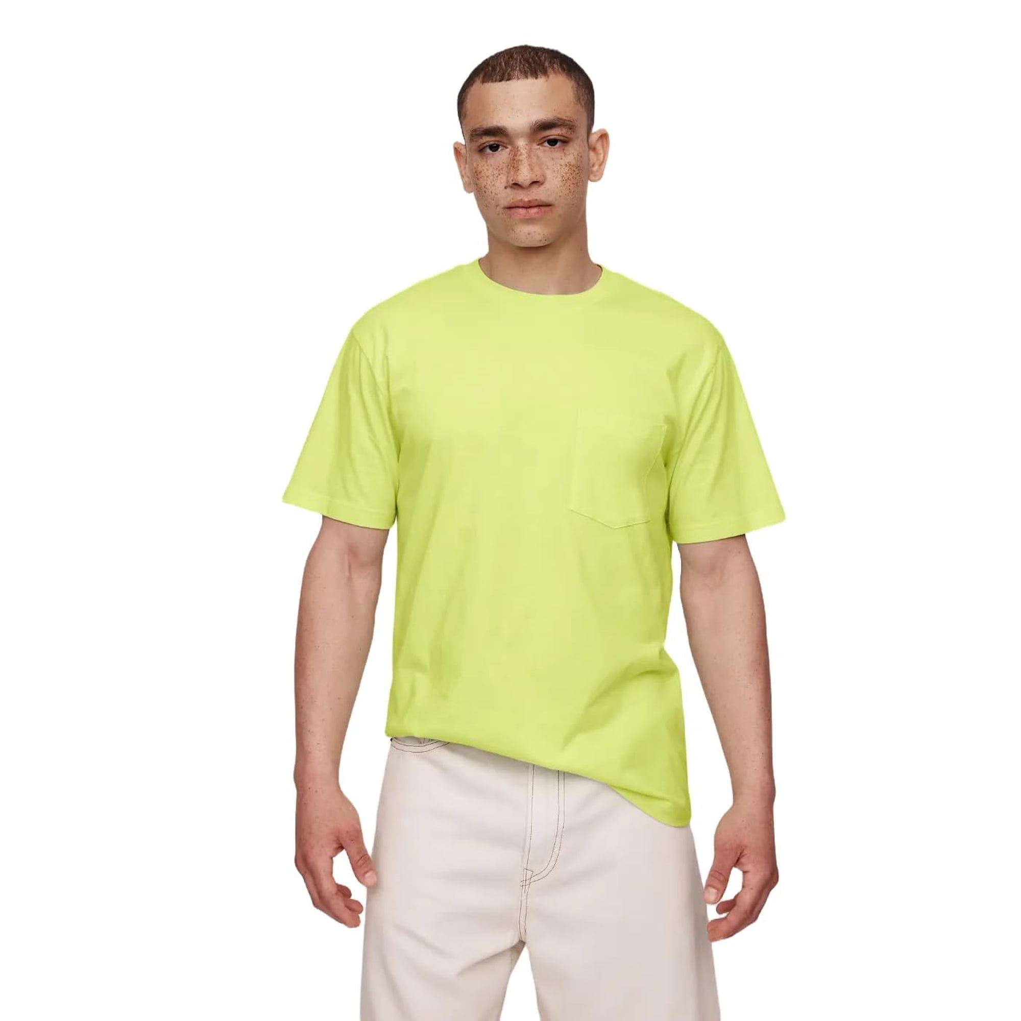 Camiseta Gap Pocket Superlime Para Hombre, Talla L