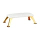 thumbnail image 5 of Reposabrazos Para Uñas, Almohada De Mano Para Manicura, Para Salones, Hogar, Bricolaje, Personal, Blanco Con Pata Dorada, 5 of 5