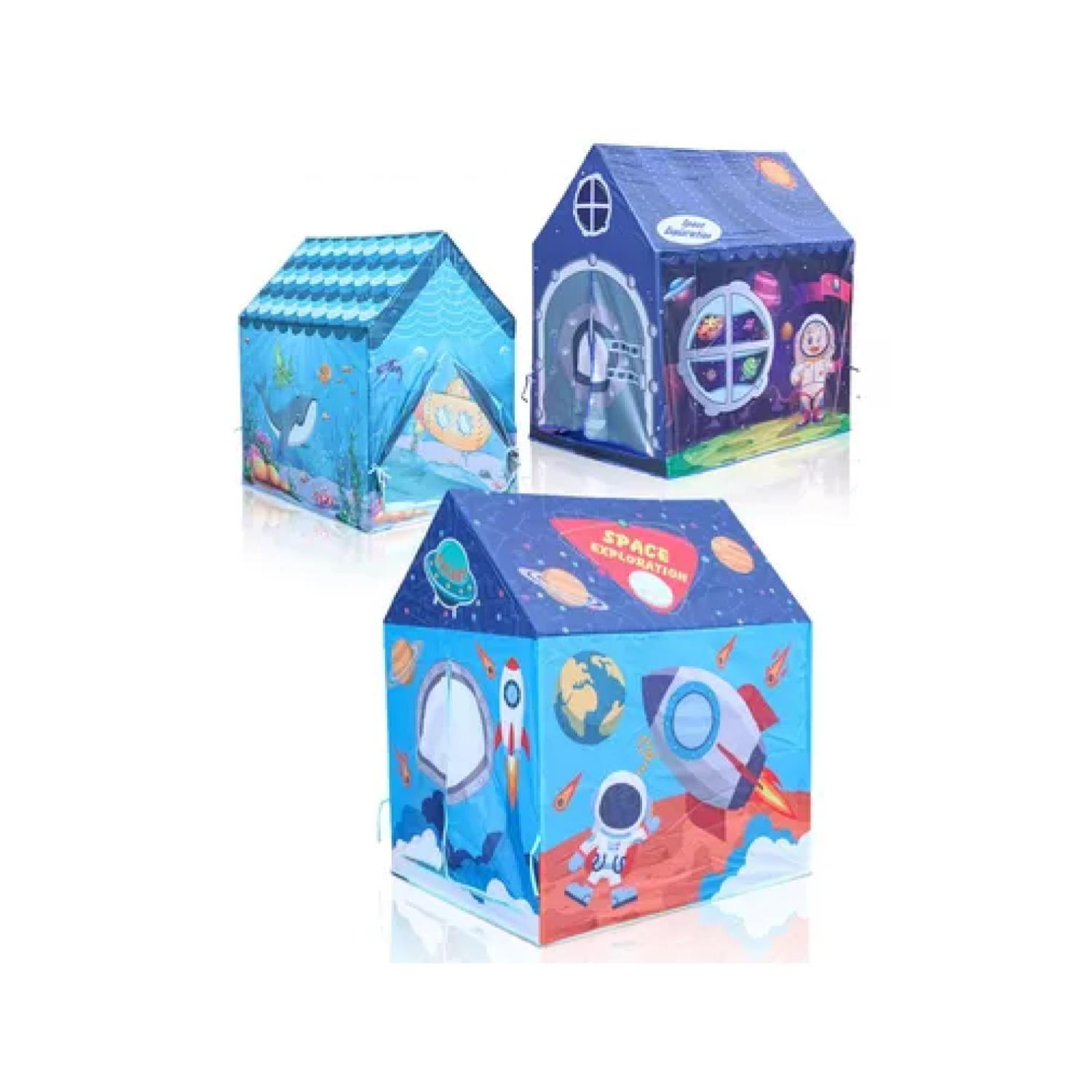 Total E-commerce - Juguete Casa Carpa Diseño Planetas Y Estrellas Infantil