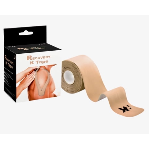 Tape Kinesiologico Beige 5 Cm X 5 Mt Precortada Recovery
