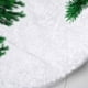 thumbnail image 5 of Falda para árbol de Navidad de 91 cm, de felpa blanca como la nieve, ideal para fiestas y decoración de árboles de Navidad (90 cm), 5 of 5