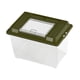 thumbnail image 3 of Tanque De Ba?o Para Tortugas Caja De Cría De Anfibios Hábitat Para Reptiles Caja De Alimentación De Alimentos Verde, 3 of 5