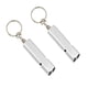thumbnail image 1 of 2pcs Silbato De Supervivencia De Emergencia Seguridad Marina Camping Al Aire Libre Navegación Plata, 1 of 3