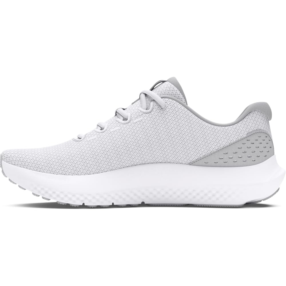 Zapatos Under Armour Charged Surge 4 Para Hombre, Blanco/halo Gris/negro