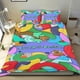 thumbnail image 1 of Tuca & Bertie Conjunto de sábanas temático, trío de piezas, cómodo y amigable con la piel, diseño único, regalo de decoración para el hogar para familiares, amigos y fans,173cm *218cm, 1 of 6