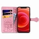 thumbnail image 2 of Funda Cartera FOXDOCK para iPhone 12 Mini , Flip PU con Relieve de Gatos y Perros, Tarjetero y Soporte, 2 of 6