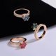 thumbnail image 5 of Anillos de Boda de Moissanita de 2 Uds Verde/rojo/rosa para Mujer Corte Redondo Color D VVS1 Anillos de Diamante de Plata Esterlina S925 Anillos de Compromiso de Moissanita con Certificado, 5 of 9